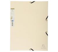 Exacompta 25 elastic folders Forever 3 flaps 380 g/m² sand