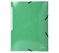 Exacompta 25 elastic folders Iderama Maxi Capacity 425g/m² dark green