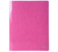 Exacompta - Ref 380808B - Iderama Collection - Flat Bar Files - 240 x 320mm in Size, Suitable for A4 Documents, 355gsm Glossy-Coated Pressboard - Pink (Pack of 25)
