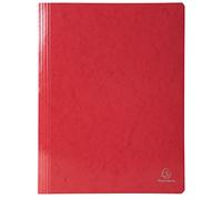 Exacompta 25 flat bar folders Iderama laminated red