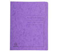 Exacompta 25 flat bar folders printed Iderama Violet