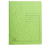 Exacompta 25 spring folders printed cover lime