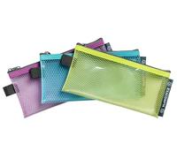 Exacompta 3 Eva zip pouches Pop'N Co 10x21cm 3 assorted colours