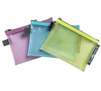 Exacompta 3 Eva zip pouches Pop'N Co A6 17x12cm 3 assorted colours