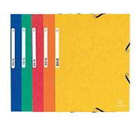 Exacompta 3 Flap Folder 55025E A4 Assorted Glossy Card 24 x 32 cm Pack of 125