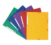Exacompta 3 Flap Folder 55515E A4 Assorted Glossy Card 24 x 32 cm Pack of 50