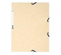 Exacompta 3 Flap Folder 55532E A4 Ivory Mottled Pressboard 24 x 32 cm Pack of 25