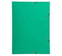 Exacompta 3 Flap Folder 59515E Green Mottled Pressboard Pack of 5