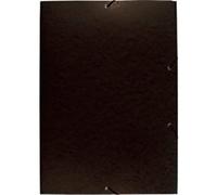 Exacompta 3 Flap Folder 59651E A2 Black Mottled Pressboard 44 x 62 cm Pack of 10