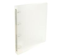 Exacompta 30 mm 4 Rings Chromaline Ring Binder - Crystal/Tansparent