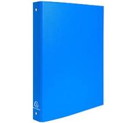 Exacompta 30 mm Ring Binder PP (Polypropylene) A4 4 Rings Blue 51471E Pack of 20