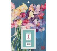 Exacompta - 32182E - Sophie Adde Neutral Ephemerary Block - 6.5 cm x 9.7 cm - On Illustrated Plate Stand 18 cm x 26 cm - 2023