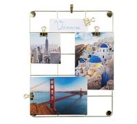 Exacompta 4 Metallic Photo Panels in Gold Metal 21,7x28,1 cm