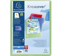 Exacompta 5 display books Kreacover Chromaline A4 40 pockets assorted