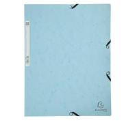 Exacompta 5 elastic folders Aquarel 3 flaps 400 g/m² pastel blue