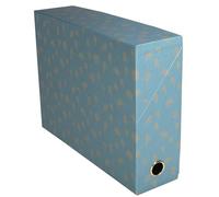 Exacompta 5 Transfer Boxes Néo Déco Paper A4 Spine 90 mm Assorted