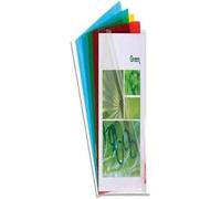 Exacompta 50 Cut Flush folders A4 PVC Smooth 13/100 mm 5 Colours