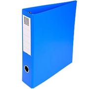 Exacompta 50 mm Ring Binder Cardboard, PU (Polyurethane), PVC (Polyvinyl Chloride) A4 4 Rings Assorted 51740E Pack of 10