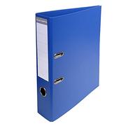Exacompta 50 PVC Lever Arch Files Dark Blue with Hole Punch Spine 70mm A4