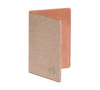 Exacompta - 5105143E - Card Holder - Glitter and Varnished Material - Store Several Transportation, Credit Card or Canteen Cards - 10 cm x 7 cm - Eden Collection - Soft Gold