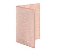 Exacompta - 5105159E - Passport Case Made of Glitter and Varnished Material - Easily Protect Your Passport - 13.5 cm x 9.5 cm - Eden Collection - Powder Pink