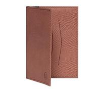 Exacompta - 5105629E - Kaa Unisex car Pouch - 4 Slots - 2 Transparent Cases - 10 x 14 cm - Terracotta