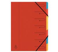 Exacompta 54075E. Product colour: Red Format: A4. Width: 240 mm Height: 320 mm Weight: 140 g
