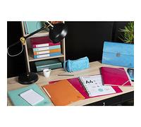 Exacompta 55210E - 3 Flap Elasticated Folder PP A4 Maïa Assorted Colours