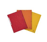 Exacompta 55575E - Lot of 3. 3 flap elasticated folder A4 assorted colour sun