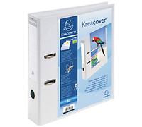 Exacompta 75 mm Ring Binder PVC (Polyvinyl Chloride) A4 2 Rings White Presentation