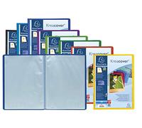 Exacompta 8 display books Kreacover Chromaline 60 pockets assorted