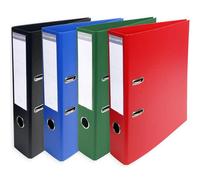 Exacompta A4 Perm Touch PVC Lever Arch File 2 Rings 70mm Spine 23 Colours