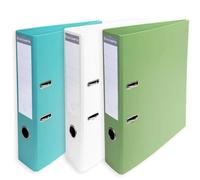 Exacompta A4 Prem'Touch PVC Lever Arch File - 2 Rings, 320 x 290mm, 70mm Spine, 75mm Rings, FSC-Certified (3, Spring Tones)