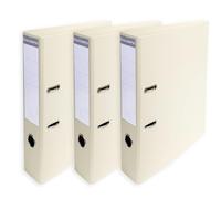 Exacompta A4 Prem'Touch PVC Lever Arch File - 2 Rings, 320 x 290mm, 70mm Spine, 75mm Rings, FSC-Certified (3, Mastic)