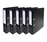 Exacompta A4 Prem'Touch PVC Lever Arch File - 2 Rings, 320 x 290mm, 70mm Spine, 75mm Rings, FSC-Certified (5, Black)