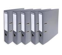Exacompta A4 Prem'Touch PVC Lever Arch File - 2 Rings, 320 x 290mm, 70mm Spine, 75mm Rings, FSC-Certified (5, Dark Grey)