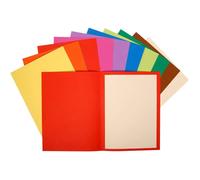 Exacompta A4 Square Cut Folders Assorted 220gsm Recycled Board 160300E Pack 100