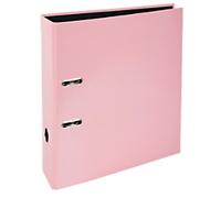 Exacompta - Ref 53566E -Box of 10 A4 Lever Arch Files Prem'Touch AQUAREL - 80mm Spine - 80mm Mechanical - External Dimensions: 32 x 28.5 x 8 cm - A4 File Format - Pink