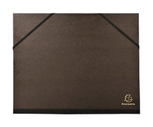 Exacompta Art Folder 547100E Cardboard 260mm x 330mm Black Pack of 10