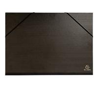 Exacompta Art Folder 548000E Cardboard 320mm x 450mm Black Pack of 10