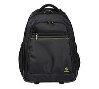 Exacompta Backpack Exactive with Wheels/USB Port for PC 15,6'' Black