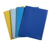 Exacompta Bee Blue Display Book 20 Pockets A4 Assorted Colours (Pack 4) - 88110E