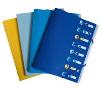 Exacompta BeeBlue Polypropylene (PP) Blue. Light Blue. Turquoise. Yell