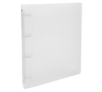 Exacompta Chromaline 30 mm Ring Binder PP (Polypropylene) A4 4 Rings Transparent 51264E Pack of 10