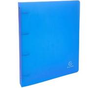 Exacompta Chromaline 30 mm Ring Binder PP (Polypropylene) A4 4 Rings Turquoise 51262E Pack of 10