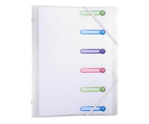 Exacompta Chromaline Multipart File 56177E A4 PP (Polypropylene) Frosted 24.5 (W) x 1 (D) x 32 (H) cm Pack of 10