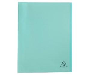 Exacompta Chromaline Pastel Display Book 40 Pockets A4 Pastel Green Pack of 10