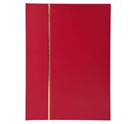 Exacompta Classic Stamp Album Faux Leather Red 48 Pages 22,5x30,5cm