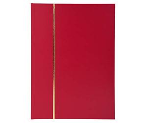 Exacompta Classic Stamp Album Faux Leather Red 48 Pages 22,5x30,5cm