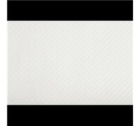 Disposable placemat in glossy white embossed paper - Format 30X40 cm - White colour - Made in France - In trays of 500 sets. - icy white